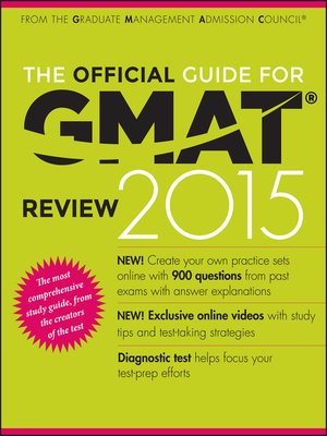 cover image of The Official Guide for GMAT Review 2015 with Online Question Bank and Exclusive Video